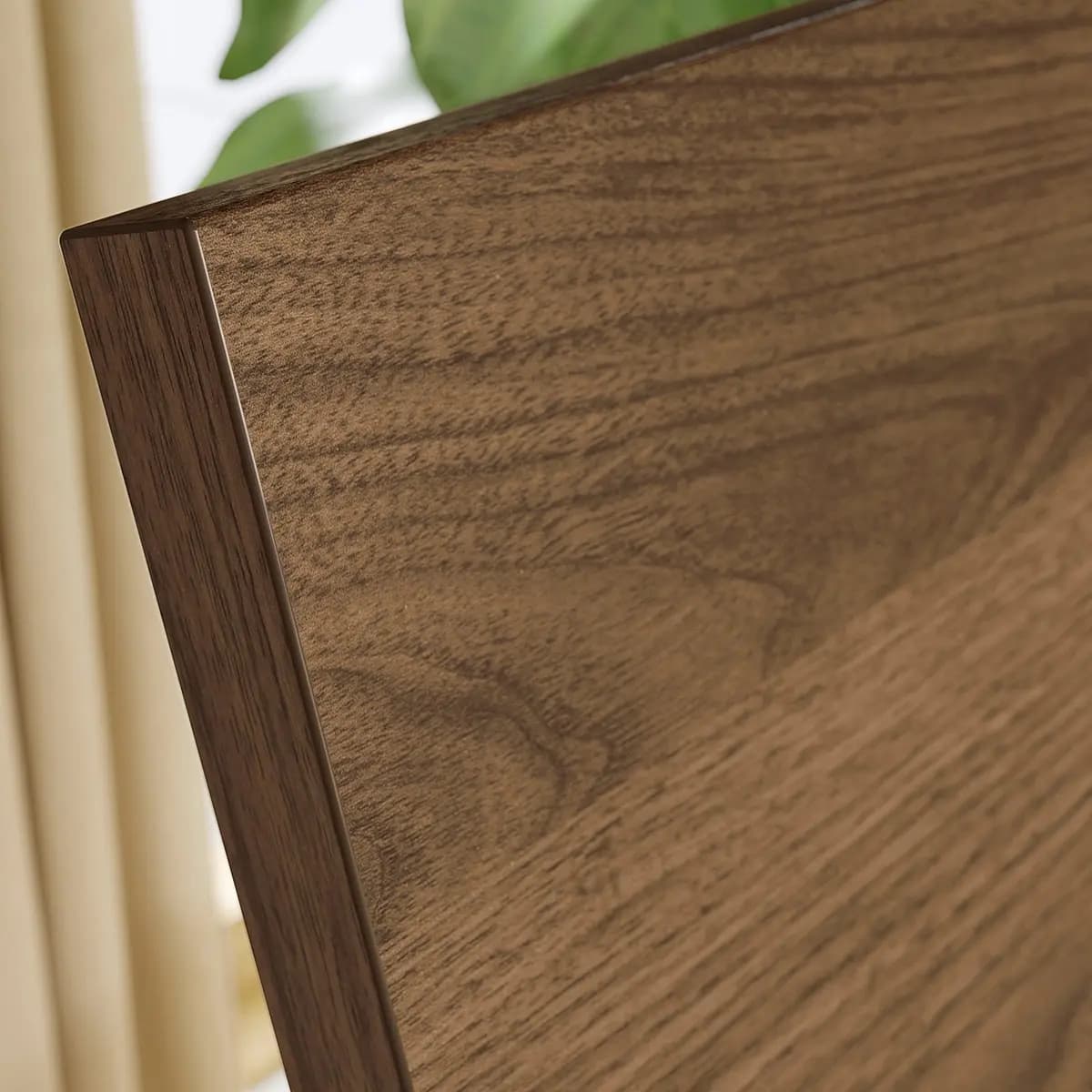 IKEA RÅDMANSÖ Bed frame, brown walnut effect Queen [Width 63 ", Length 87 3/8 ", Max. headboard height 40 1/2 "]