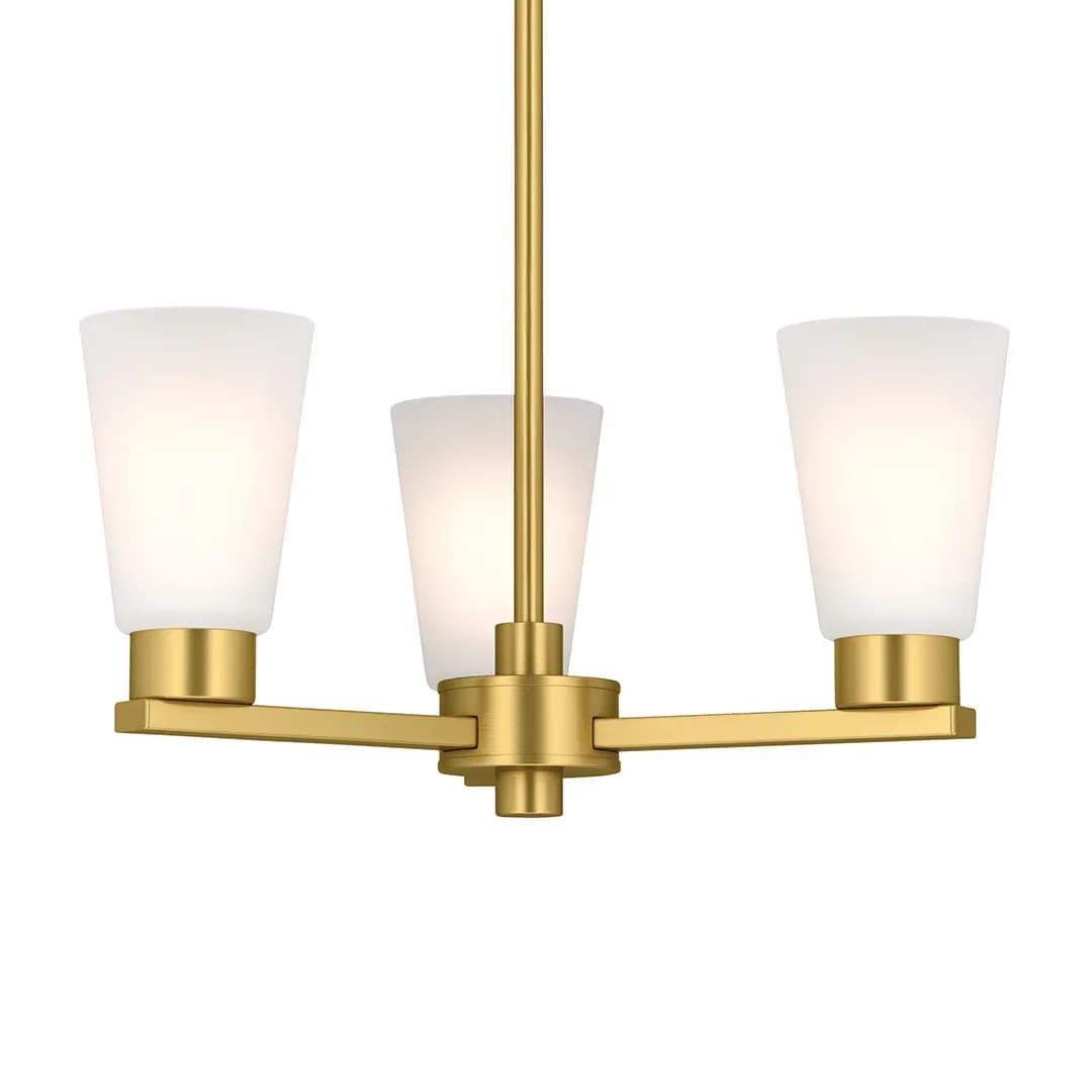 Kichler Stamos Vanity Light Black [Attribute 3-Light, Attribute Clear Glass, Attribute Cone Shade]