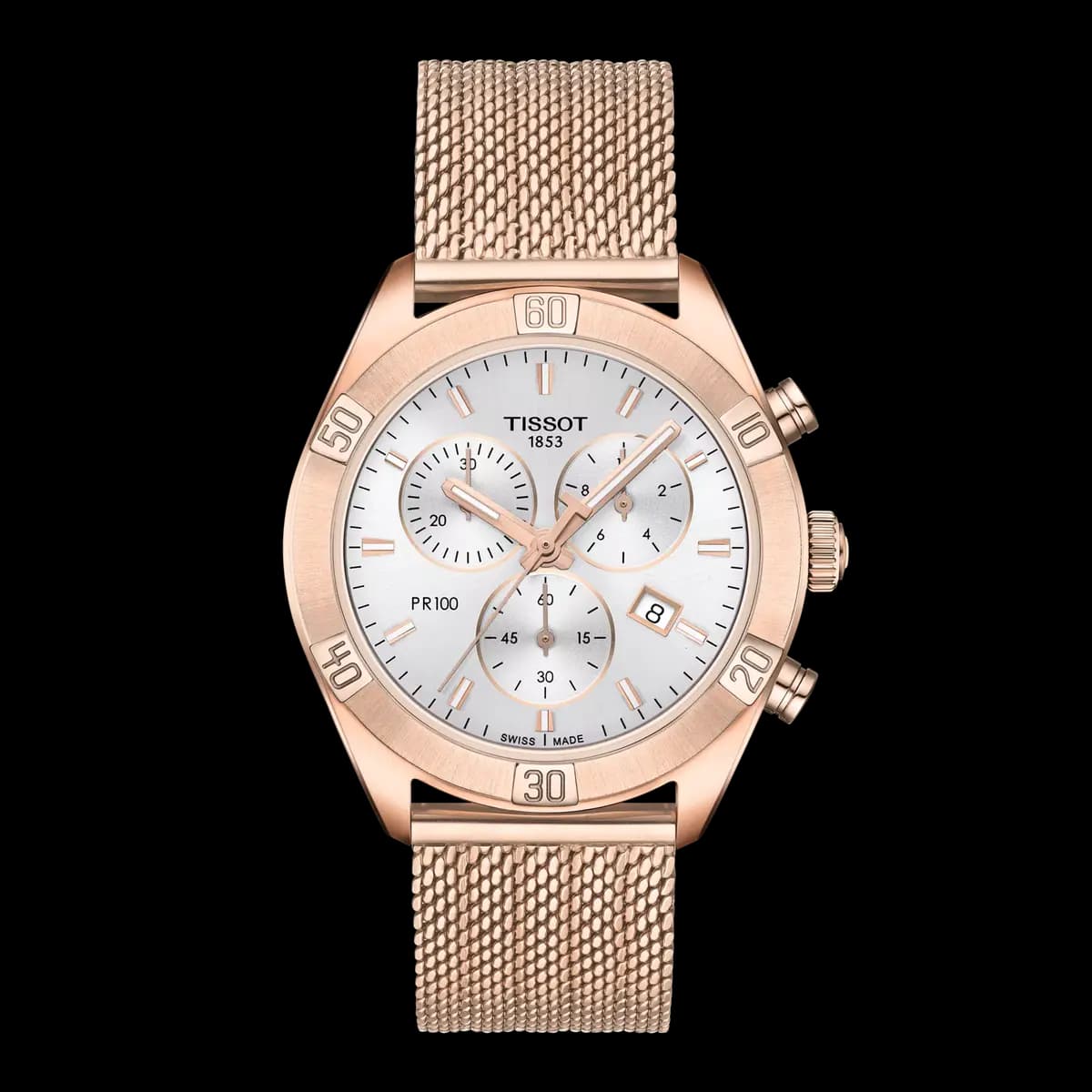 Tissot PR 100 Sport Chic 38mm Silver [38.00 mm, Quartz chronograph PowerDrive, 100 m]