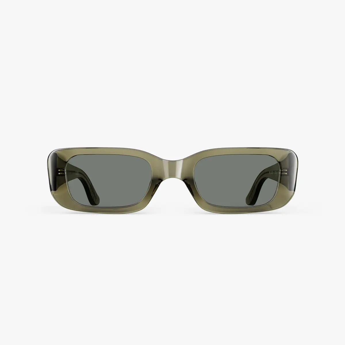 Monos Mesa Sunglasses Crystal Sencha / Grey Green Lens [Premium Mazzucchelli cellulose acetate frames, Medium, Lens colour]