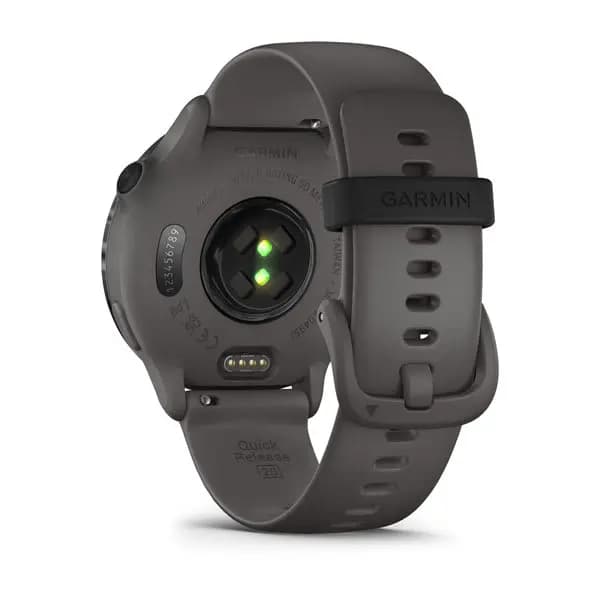 Garmin vívoactive 6 Slate with Pebble Gray Band [AMOLED (optional always-on mode), Swim, 5 ATM, 1.2" (30.4 mm) diameter]