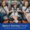 Chicco MyFit ClearTex Harness + Booster Seat - Raven [Dimensions (Overall) 27 Inches (H) x 17.5 Inches (W) x 20 Inc, Weight 25 Pounds, Suggested Age 2 Years and Up, Features Machin
