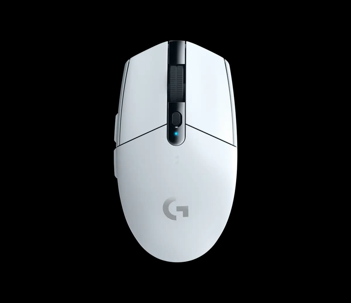 Logitech G305 - White [1.5 in (38.2 mm), 2.45 in (62.1 mm), 4.59 in (116.6 mm)]