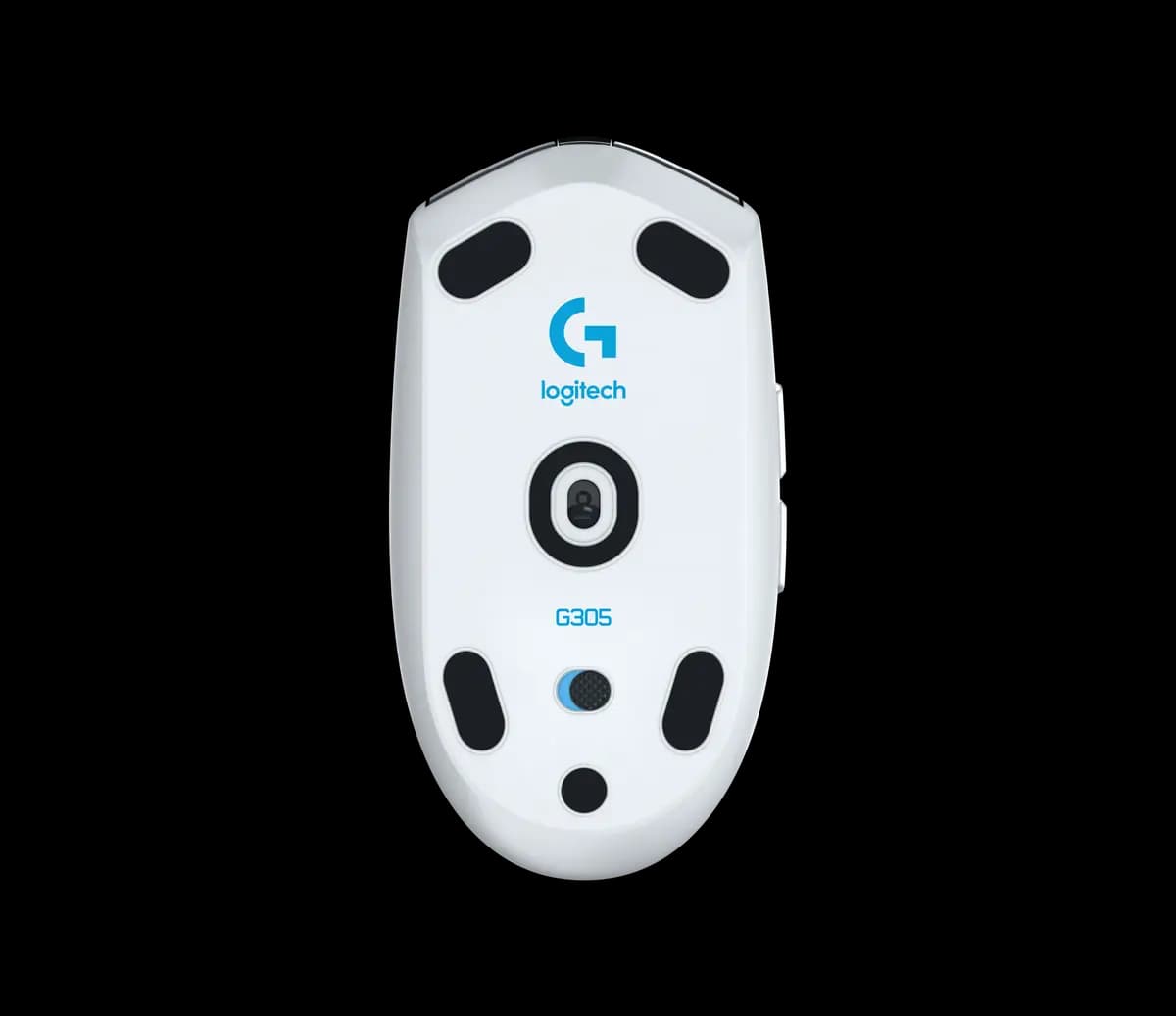 Logitech G305 - White [1.5 in (38.2 mm), 2.45 in (62.1 mm), 4.59 in (116.6 mm)]