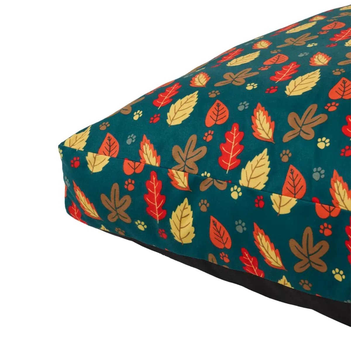 Thrills & Chills® Halloween Leaves Pillow Dog Bed, ONESIZE 36 IN L X 28 IN W [Brand Thrills & Chills®, Includes 1 Pillow Bed, Intended Pet(s) Dpgs, Material(s) Polyfill, Velboa, No