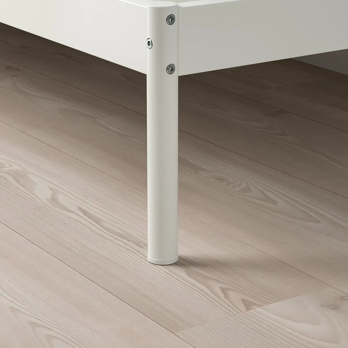 IKEA VEVELSTAD Bed frame, white Twin [Height 10 5/8 ", Width 40 1/8 ", Length 77 1/2 "]