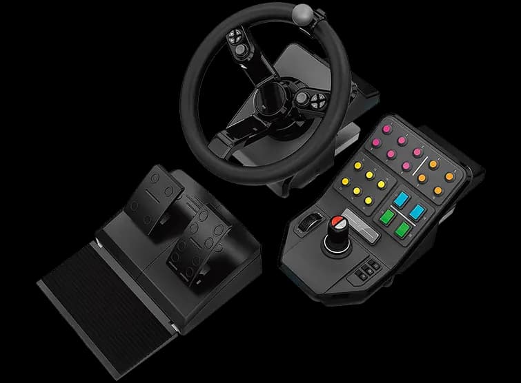 Logitech Farming Simulator Heavy Equipment Bundle - Black [13.98 in (355 mm), 10.83 in (275 mm), 12.6 in (320 mm)]