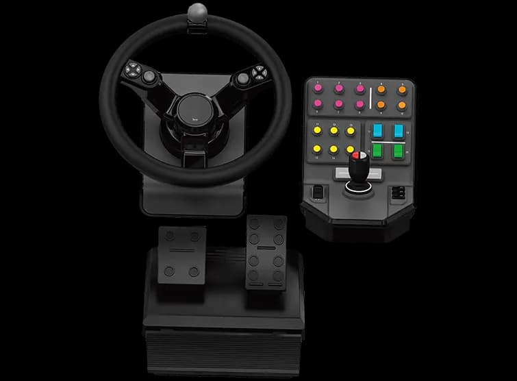 Logitech Farming Simulator Heavy Equipment Bundle - Black [13.98 in (355 mm), 10.83 in (275 mm), 12.6 in (320 mm)]
