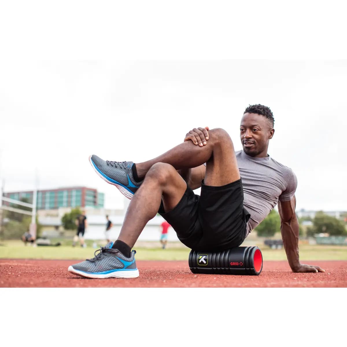 TriggerPoint GRID X Foam Roller [13.11 x 5.31 x 5.31 in, extra-firm EVA, 1 year warranty]