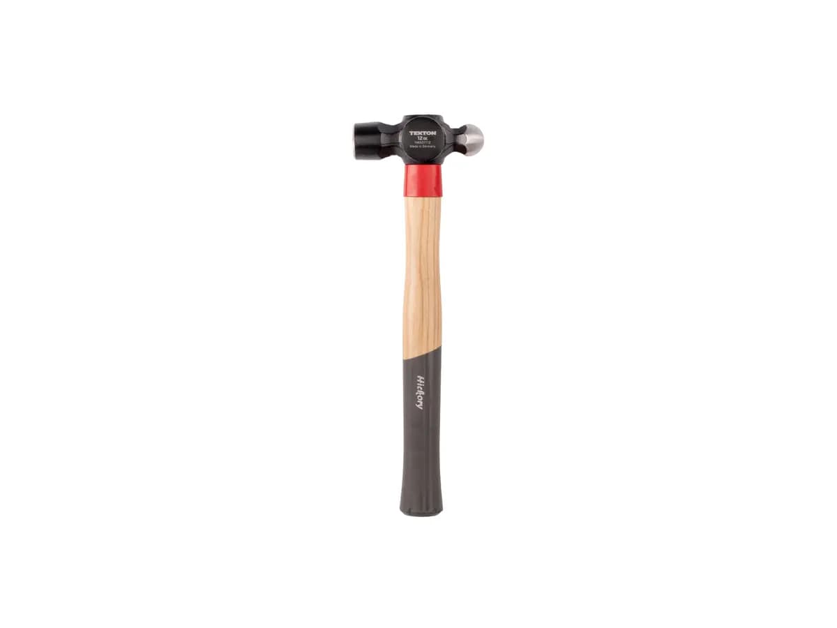 TEKTON 12 oz. Ball Peen Hammer [A. Length (in.) 11.8, B. Width (in.) 3.8, C. Height (in.) 1.1]
