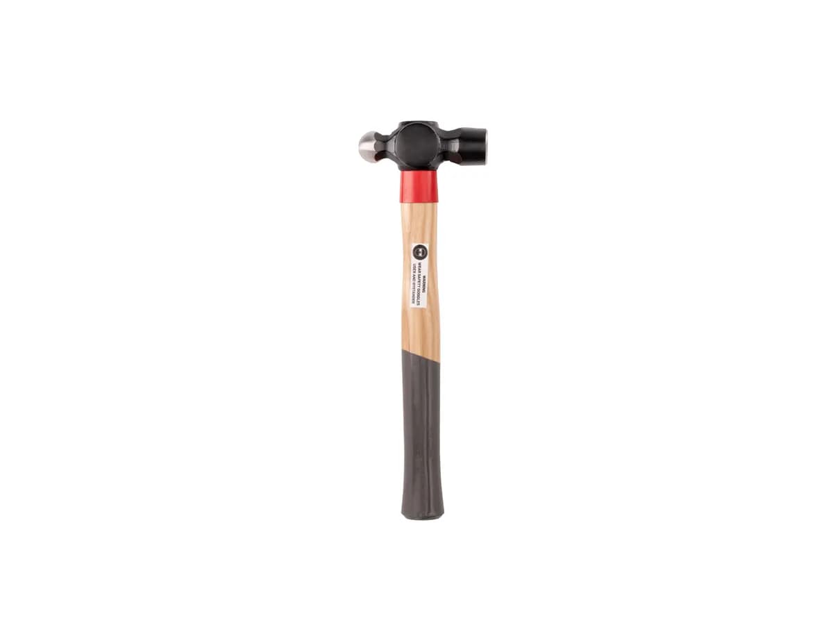 TEKTON 12 oz. Ball Peen Hammer [A. Length (in.) 11.8, B. Width (in.) 3.8, C. Height (in.) 1.1]