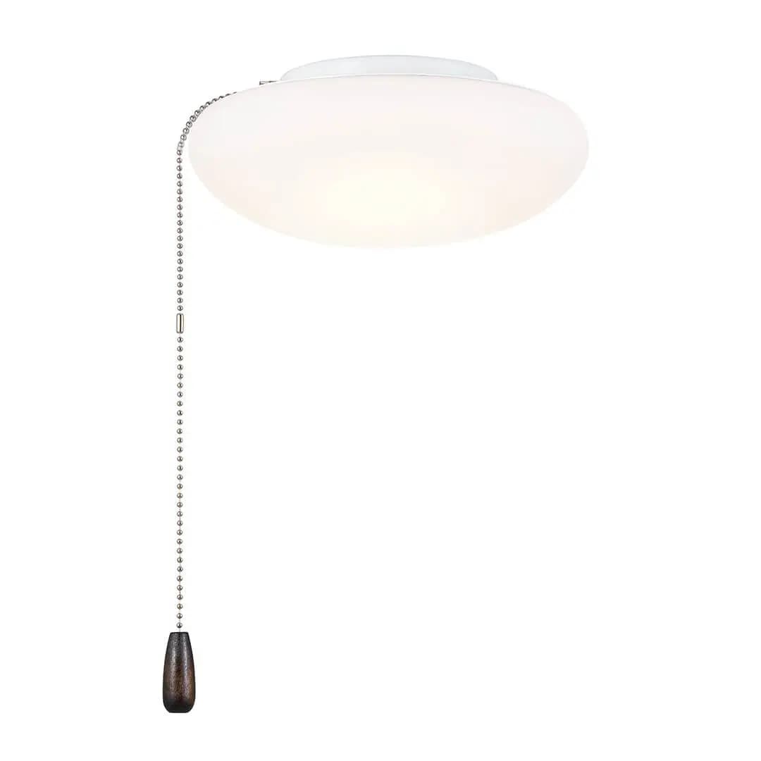 Kichler Fan Light Kit White (380941) [Attribute Selectable CCT, Attribute 2 Built-In Options, Attribute 3000K, 5000K]