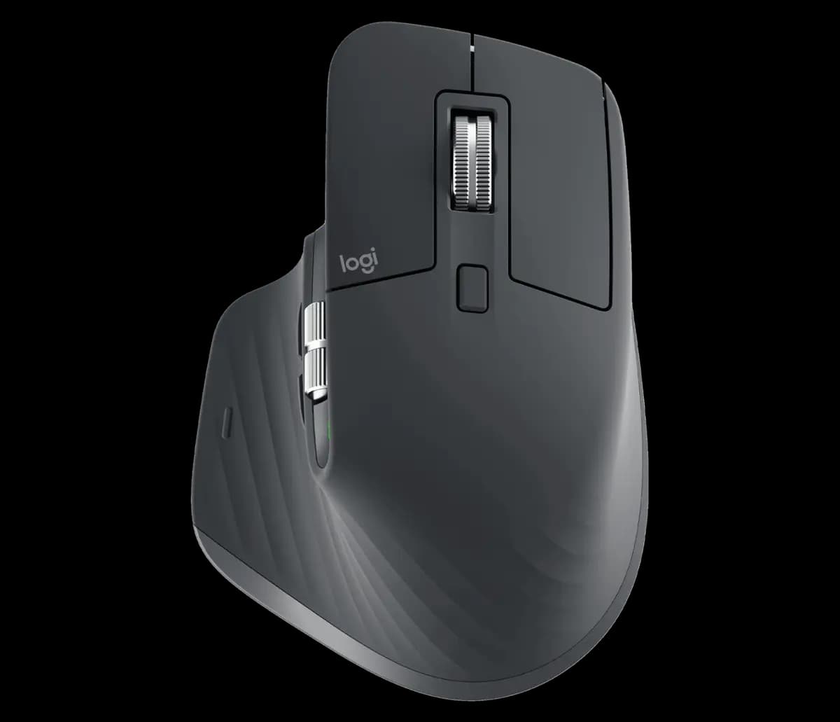 Logitech MX Master 3S for Business - Graphite [4.92 in (124.9 mm), 3.32 in (84.3 mm), 2.01 in (51 mm)]