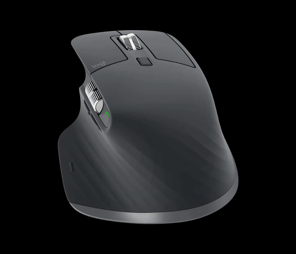 Logitech MX Master 3S for Business - Graphite [4.92 in (124.9 mm), 3.32 in (84.3 mm), 2.01 in (51 mm)]