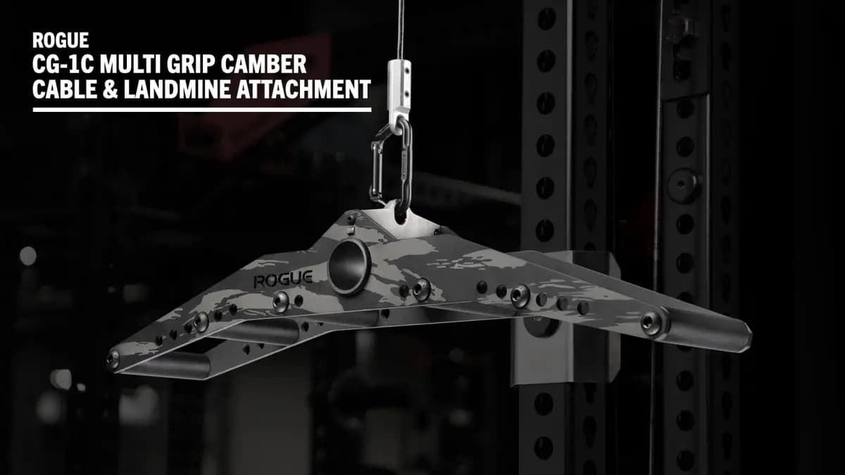 Rogue Fitness Rogue CG-1C Multi Grip Camber Cable & Landmine Attachment - Tiger Stripe Camo [Yes, 8.25LB, 31.25Ã¢â‚¬Â]