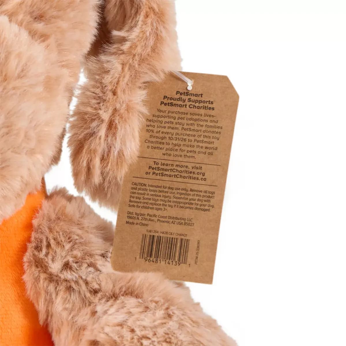 PetSmart Charities® Chance & Friends Dog Toy-Chance [Brand PetSmart®, Includes 1 Toy, Intended For Dogs, Activity Cuddles, Noisemaking]