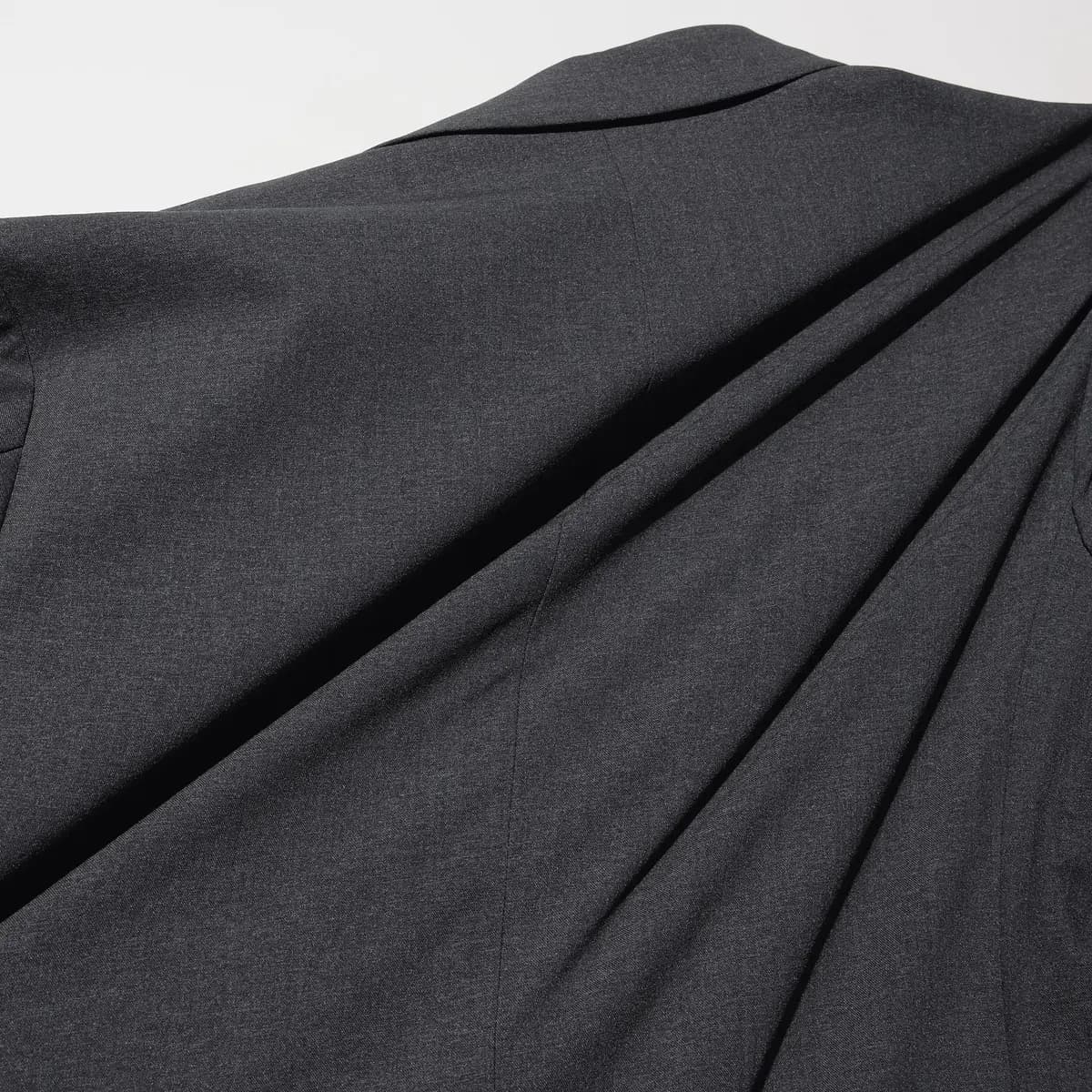 Uniqlo AirSense Blazer | Wool-Like Black [Shell: 100% Polyester/ Lining: 100% Polyester, Imported, Machine wash cold, gentle cycle, Dry clean]