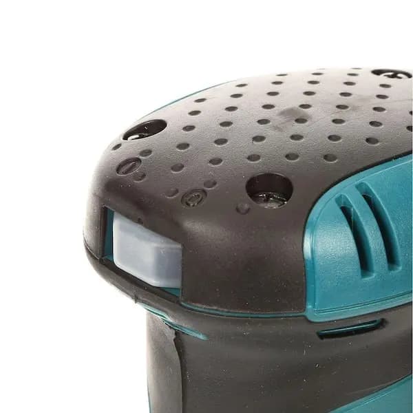Makita 3 Amp Corded 5 in. Random Orbit Sander with Controlled Pad Speed and Dust Bag, BO5030K [Amperage (A): 3 A, Color Family: Blue, Cord Length (ft.): 8 ft]