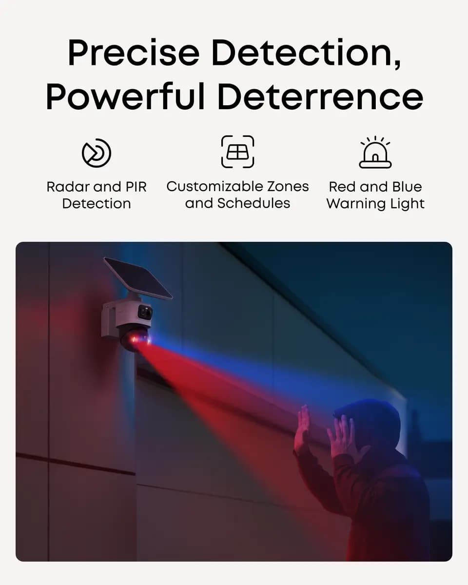 eufyCam S4 [8× Hybrid Zoom, Spotlights for Color Night Vision, Up to 15 fps]