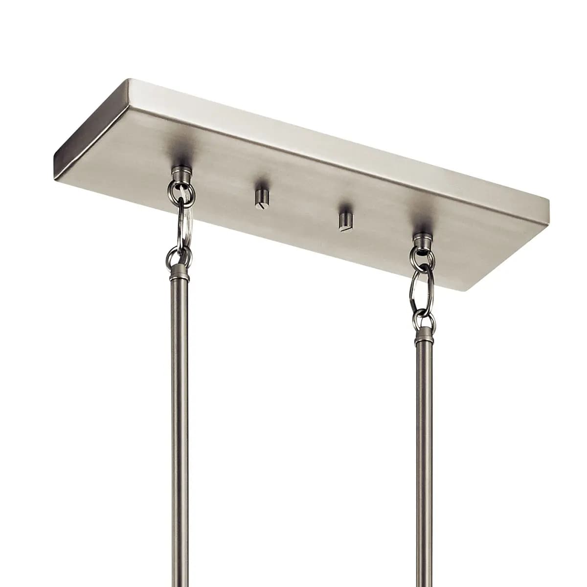 Kichler Crosby Chandelier Black (43995BK) [Attribute Linear, Attribute 5-Light, Attribute Clear Glass]
