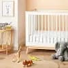 Cotton Fitted Crib Sheet I Love You - Cloud Island™ White/Gray [Dimensions (Overall) 52 Inches (L), 28 Inches (W), Fabric Name Percale, Textile Material 100% Cotton, Theme Love and