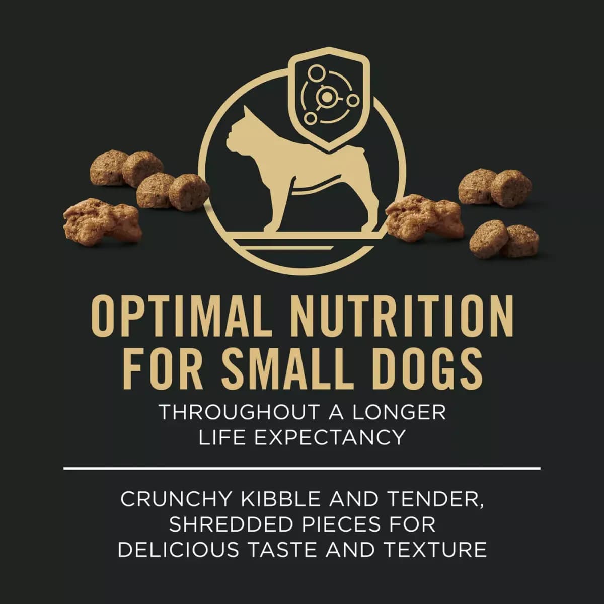 Pro Plan SAVOR Purina Pro Plan Small Breed Dry Dog Food Shredded Blend Chicken & Rice Formula With Live Probiotics [Species Dog, Brand Pro Plan SAVOR, Food Type Kibble, Crunchy, Ha