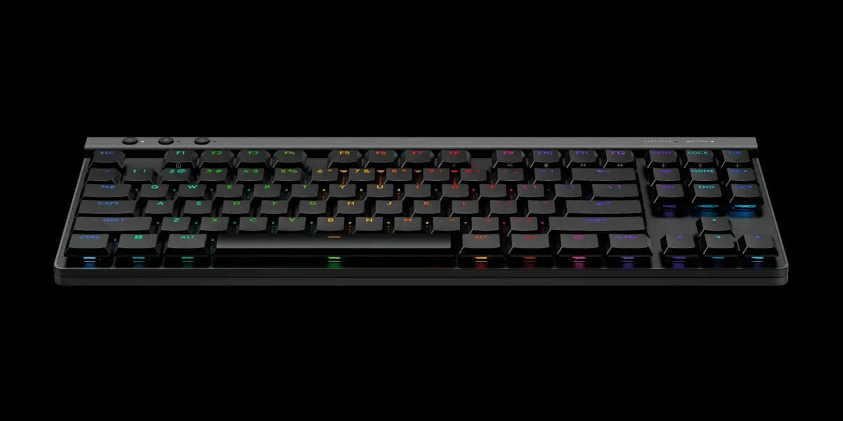 Logitech G515 LIGHTSPEED TKL - Black - English US (QWERTY) [0.87 in (22 mm), 5.91 in (150 mm), 14.49 in (368 mm)]