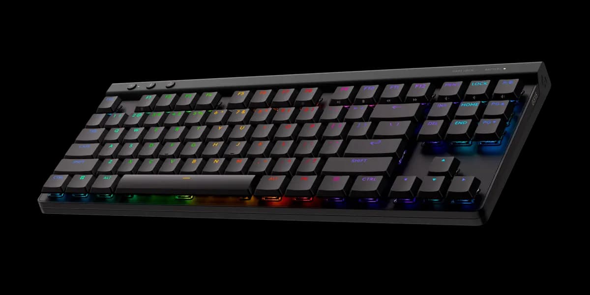 Logitech G515 LIGHTSPEED TKL - Black - English US (QWERTY) [0.87 in (22 mm), 5.91 in (150 mm), 14.49 in (368 mm)]