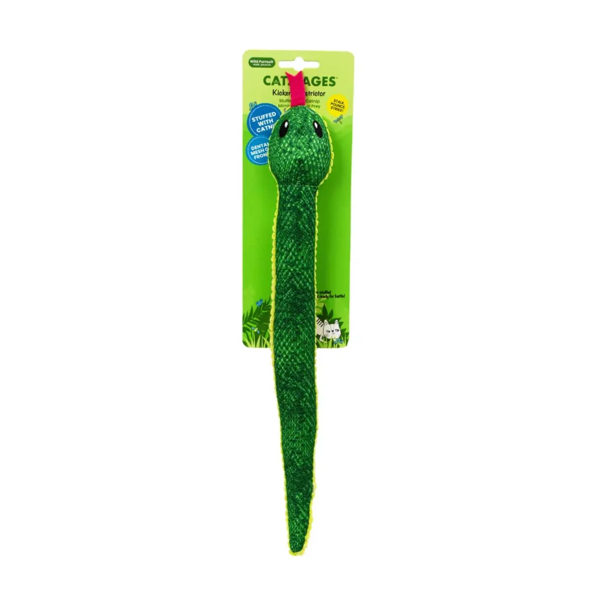 Catstages Snake Kicker Cat Toys [Description and Overview Awaken your cat's inner hunter with the, Product Brand & Name Catstages Kicker Constrictor Cat Toy wit, Features Prey-Insp