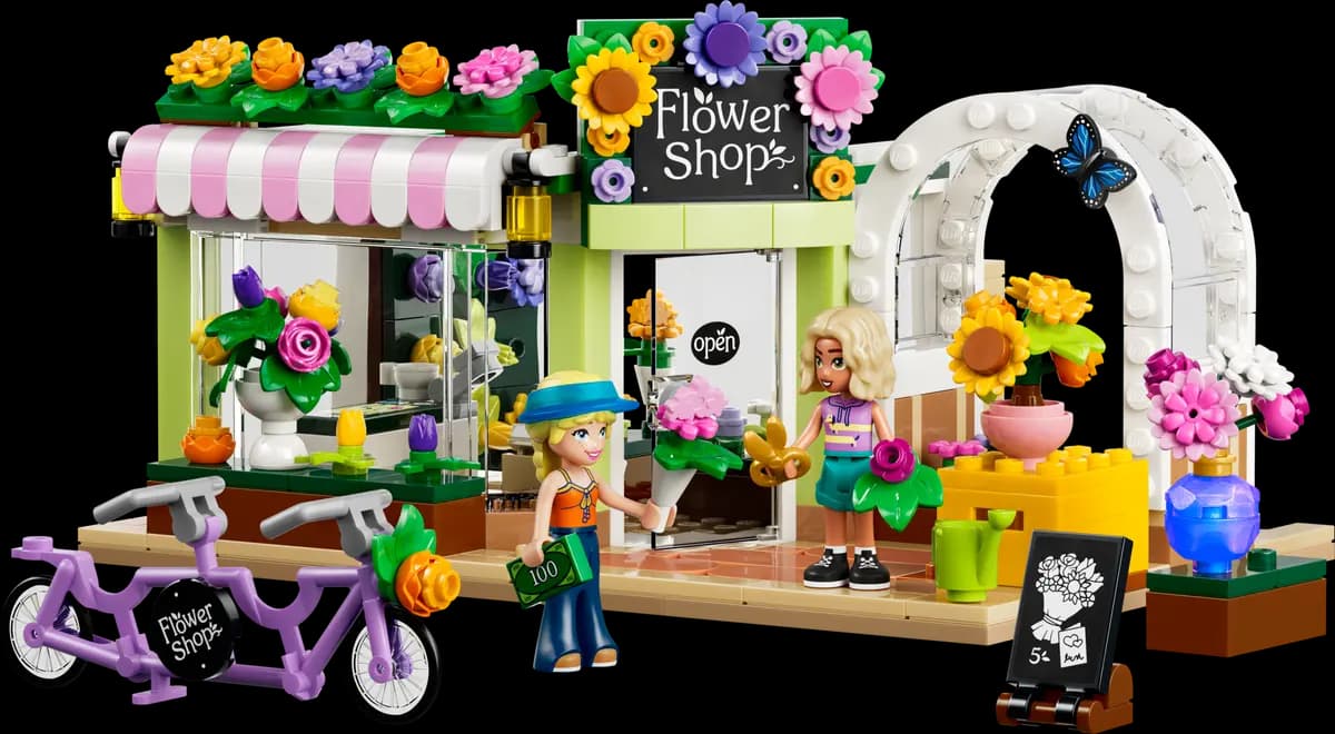 LEGO Creative Flower Shop 42693 [377 pieces, ages 7+, Friends]