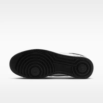 Nike Air Force 1 Men's Shoes Black/White/Black [Black/White/Black, Leather upper, Foam midsole]