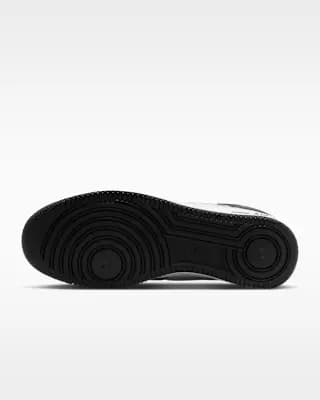 Nike Air Force 1 Men's Shoes Black/White/Black [Black/White/Black, Leather upper, Foam midsole]