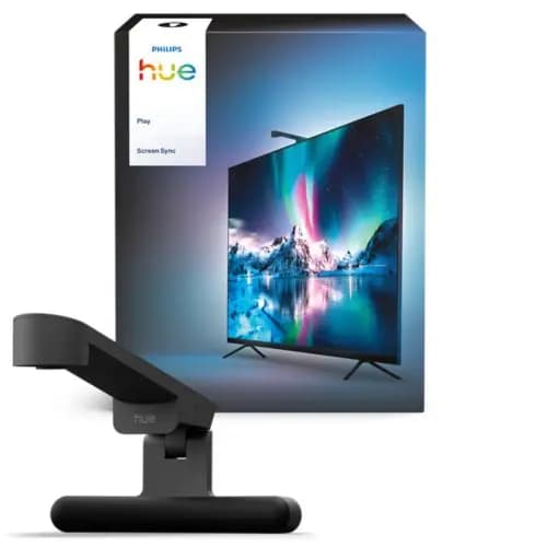 Philips Hue Screen Sync - Screen Mirroring with Camera [Cable length 2,000, Product height range 1-13/16 inch to 2-11/16 inch, Overall height 2-11/16 inch]