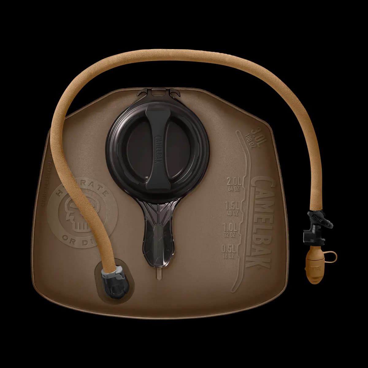 CamelBak Mil Spec CruxÃ¢â€žÂ¢ 3L Lumbar Reservoir [Purpose-built reservoir so you, 25&percnt; more water per, Quick Link Hydrolock]