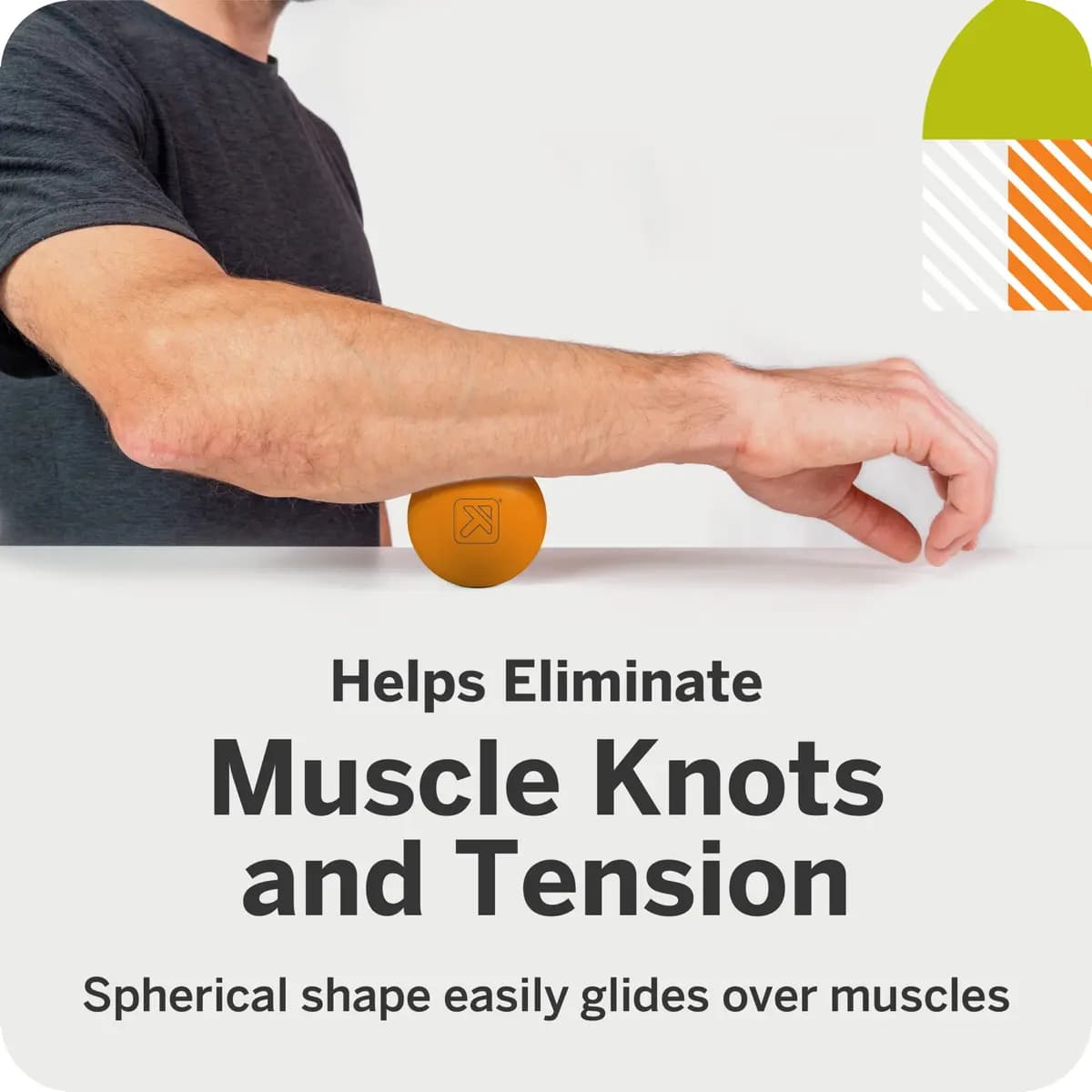 TriggerPoint Massage Lacrosse Ball 2-Pack [2.5 in diameter, 5.1 oz, 100% rubber]