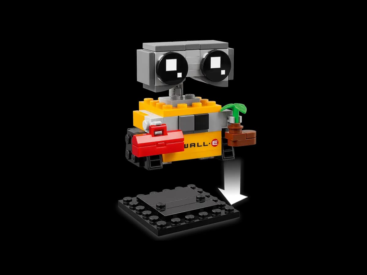 LEGO EVE & WALL•E 40619 [155 pieces, ages 10+, BrickHeadz]