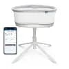 HALO Innovations HALO BassiNest Connected Swivel Sleeper 3.0 Smart Baby Bassinet - Gray [Dimensions (Overall) 26 Inches (H) x 34 Inches (W) x 34 Inche, Weight 30 Pounds, Holds up t