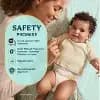 Pampers Swaddlers Sensitive Disposable Diapers - Size 1 - 96ct [Health Facts Paraben-Free, Contains Aloe, Features Elastic Stretch Sides, Absorbent Layers,, Disposability Do not fl