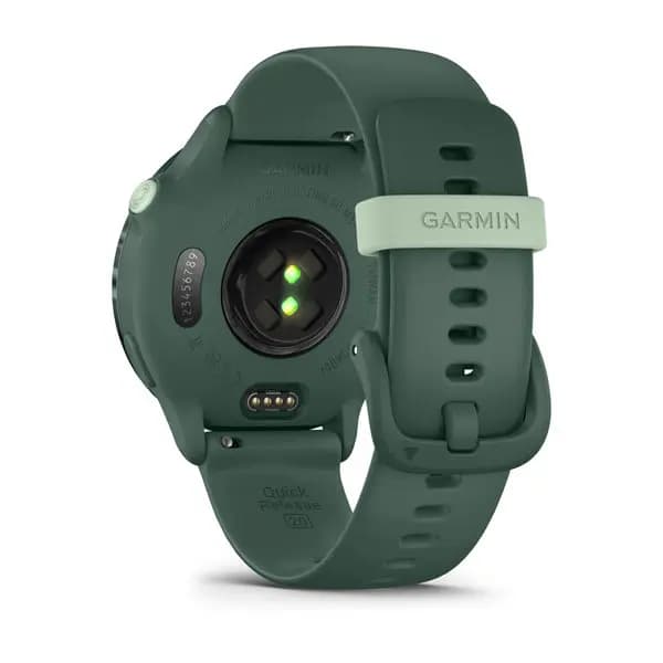 Garmin vívoactive 6 Metallic Jasper Green with Jasper Green Band [AMOLED (optional always-on mode), Swim, 5 ATM, 1.2" (30.4 mm) diameter]