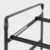 2 Tier Expandable Shoe Rack Black - Brightroom™ [4.15 Pounds, Steel (Frame), Ground Freestanding]