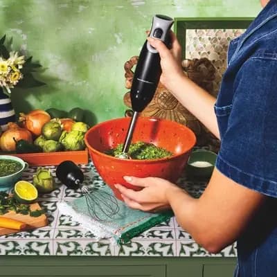 Hamilton Beach Kitchen Collection By Hamilton Beach Immersion Blender 59410KC [260 Watts, Plastic, 8 fl oz (US)]