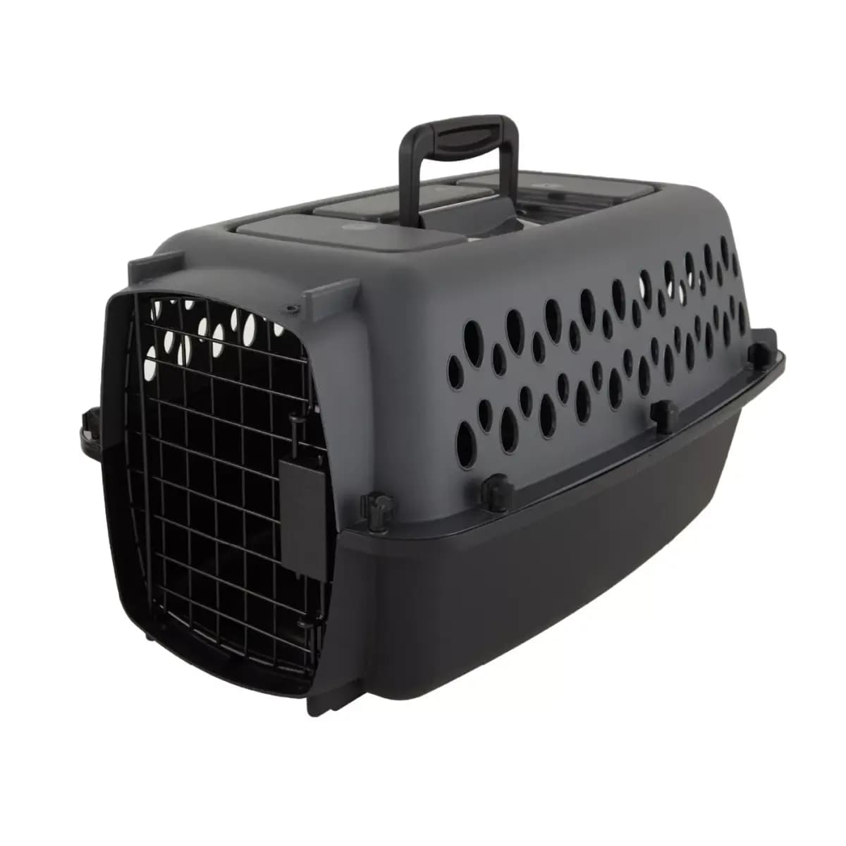 Whisker City® Portable Cat Plastic Carrier Pet Kennel, 19" For Cats and Small Pets up to 15 lbs [Description and Overview Ensure your feline friend travels in com, Product Brand & 