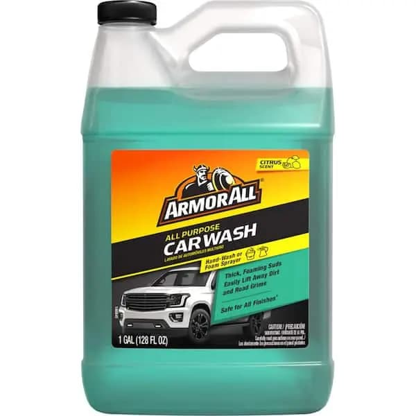 Armor All pH Neutral Car Wash Soap, Foaming Exterior Car Cleaner for Paint Finishes, Citrus Scent, Automotive Wash, 128 oz., E304379500 [Automotive Part Type: Car Wash Soap, Genera