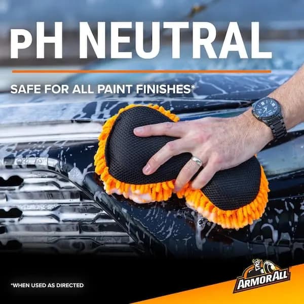 Armor All pH Neutral Car Wash Soap, Foaming Exterior Car Cleaner for Paint Finishes, Citrus Scent, Automotive Wash, 128 oz., E304379500 [Automotive Part Type: Car Wash Soap, Genera