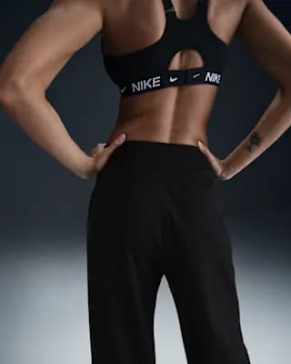 Nike Bliss Women's Dri-FIT Trousers Black/Clear [81% nylon/19% spandex, Machine wash, XXS (00)-3XL]