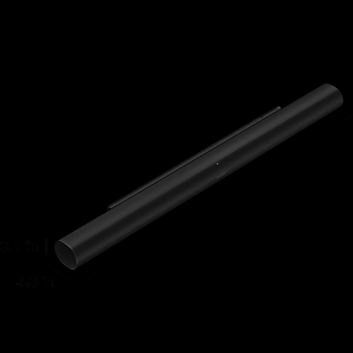 Sonos Arc Ultra - Black [Requires compatible content., 2.95 in (75 mm), 46.38 in (1,178 mm)]