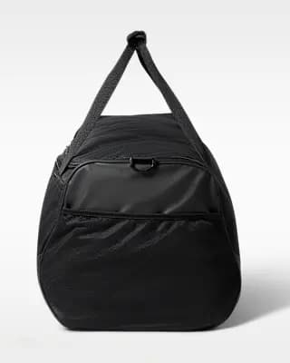 Nike Brasilia Training Duffel Bag (Large, 95L) Black/Black/White [100% polyester, Spot clean, ONE SIZE]