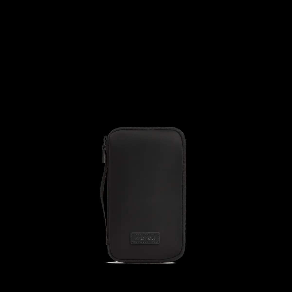 Monos Metro Travel Wallet Carbon Black [Water and scratch-resistant finish, Secured with a zippered main compartment, Lined with soft cotton twill throughout]