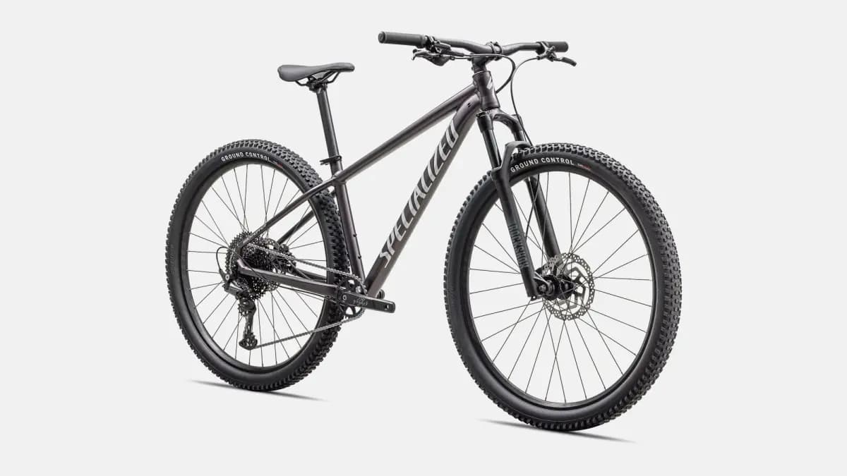Specialized Rockhopper Comp [Specialized A1 premium butted alloy, zero-stack head tube, internal cable routing, 135x9mm forged dropouts, chainstay-mounted disc brake, replaceable a