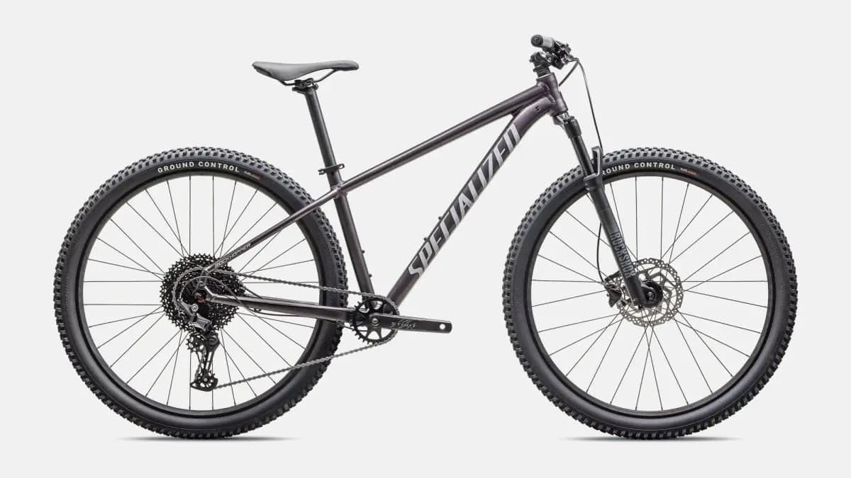 Specialized Rockhopper Comp [Specialized A1 premium butted alloy, zero-stack head tube, internal cable routing, 135x9mm forged dropouts, chainstay-mounted disc brake, replaceable a